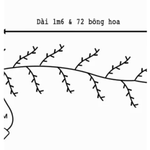 Alternative view of Đèn LED Hoa Treo Tường Trang Trí Nội Thất, Thiết Kế Cành Cây Nghệ Thuật – MANDORA DECOR