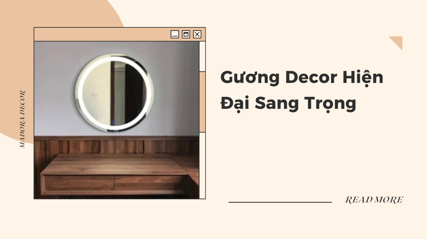 Gương quay ra cửa