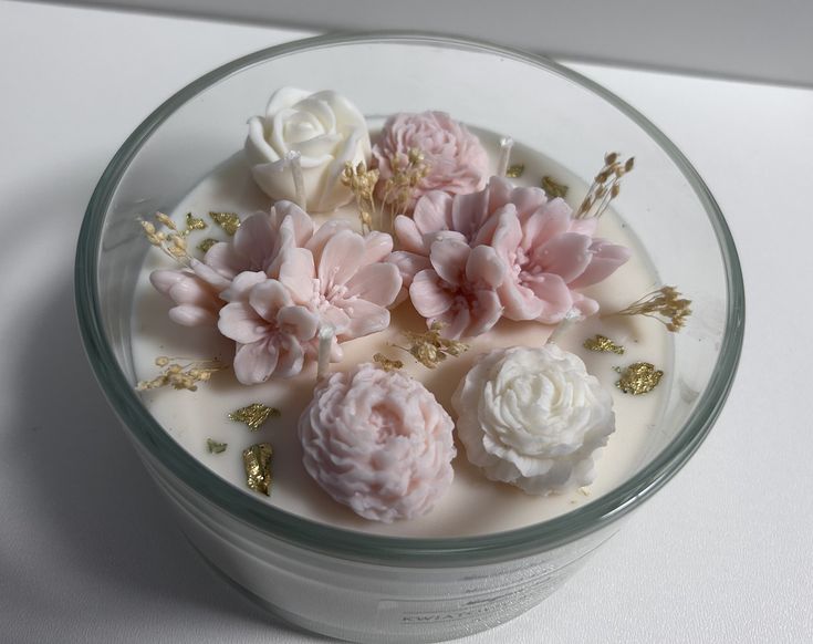 Nến Thơm Hoa Hồng Peony Mesmeric Handmade Kèm Hộp Đựng Làm Quà Tặng Bạn Gái, Mẹ, Cô Giáo - Ảnh 3