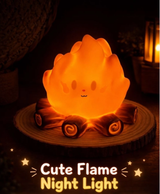 đèn decor ghibli ngọn lửa