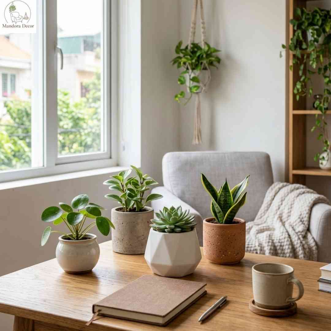 Chậu cây mini decor nhỏ gọn hiện đại